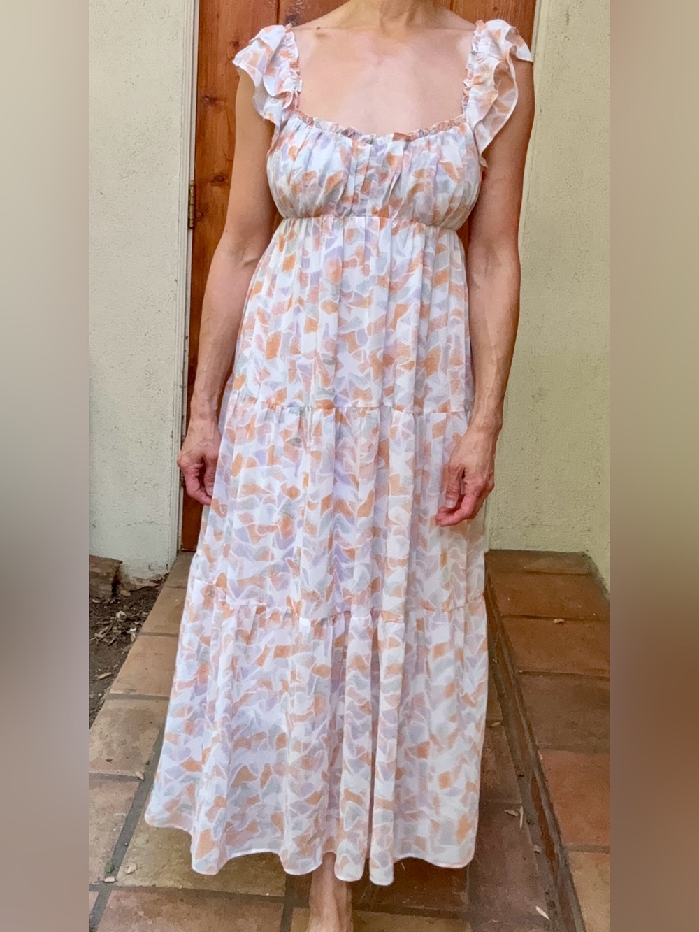 LUSH Empire Waist Maxi Dress, Size Small